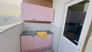 Kitchen in 3 BHK Apartment at Rajapushpa Provincia, Narsingi – for Rent