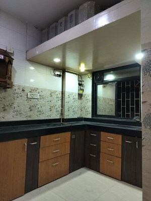 Kitchen in 1 BHK Apartment at Kopar Khairane – for Rent