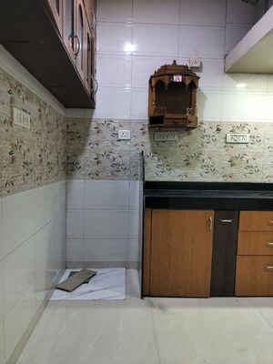 Kitchen in 1 BHK Apartment at Kopar Khairane – for Rent