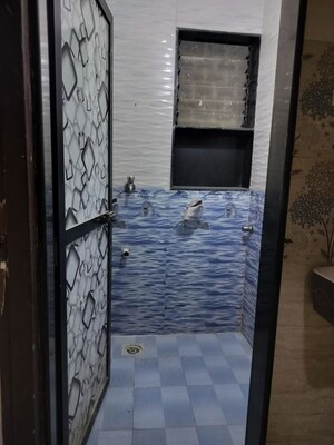Bathroom in 1 BHK Apartment at Kopar Khairane – for Rent
