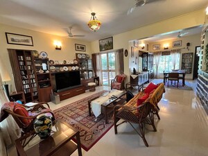 Living Room in 4 BHK Independent House at Forest Trails Cascade And Crescent, Bhugaon – for Sale