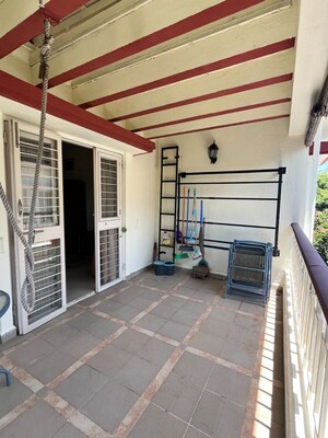 Balcony in 4 BHK Independent House at Forest Trails Cascade And Crescent, Bhugaon – for Sale
