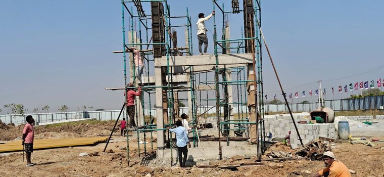 Exterior View, srihari-anithara-aura 3 Bedroom 2100 Sq.Ft. Villa In Isnapur Hyderabad 10354799