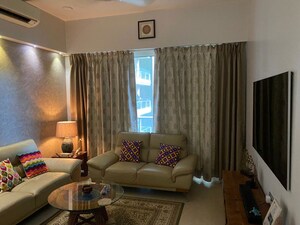 Living Room in 3 BHK Apartment at Omkar Alta Monte, Malad East – for Sale