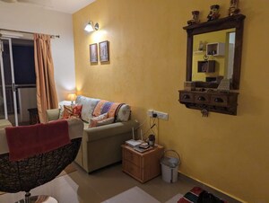 Living Room in 2 BHK Apartment at Brigade Orchards, Devanahalli – for Rent