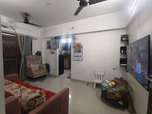 Living Room in 1 BHK Apartment at Puranik City Reserva, Ghodbunder Road – for Rent