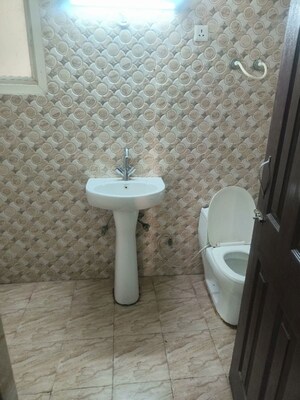 Bathroom in 3 BHK Apartment at LR Bluemoon Homes, Raj Nagar Extension – for Rent