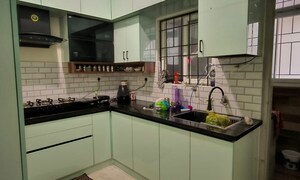 Kitchen in 3 BHK Apartment at Corbital Snow White, Horamavu Agara – for Sale