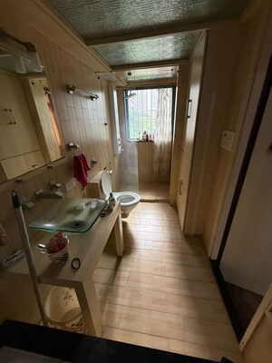 Bathroom in 1 BHK Apartment at Worli – for Rent