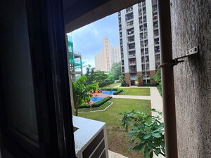 Balcony in 1 BHK Apartment at Lodha Crown Quality Homes, Majiwada – for Rent