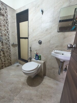 Bathroom in 1 BHK Apartment at Sanghvi Valley, Kalwa – for Sale