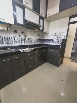 Kitchen in 1 BHK Apartment at Sanghvi Valley, Kalwa – for Sale