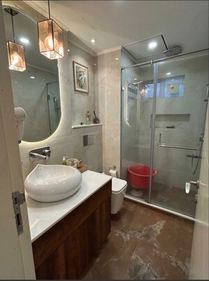 Bathroom in 3 BHK Apartment at Vatika City, Sector 49 – for Rent