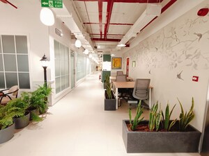 Lobby in  Co-working Space at Meenakshi Techpark, Gachibowli – for Rent