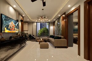 Living Room in 4 BHK Builder Floor at BPTP Astaire Gardens, Sector 70a – for Sale