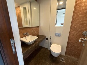 Bathroom in 3 BHK Apartment at Lodha The Park, Worli – for Rent