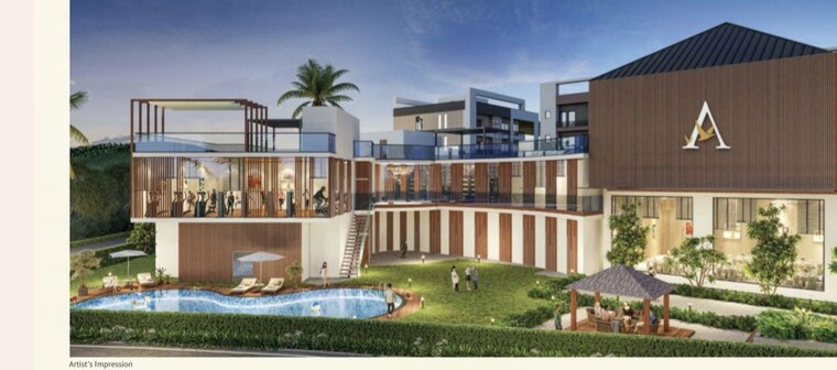 Exterior View, ns-avani-signature-floors 3 Bedroom 1329 Sq.Ft. Builder Floor In Sohna Sector 2 Gurgaon 10355066