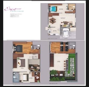 Floor Plan in 4 BHK Villa at Whitestone Rosario, Whitefield – for Sale