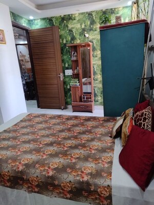 Bedroom in 2 BHK Builder Floor at Chattarpur – for Rent