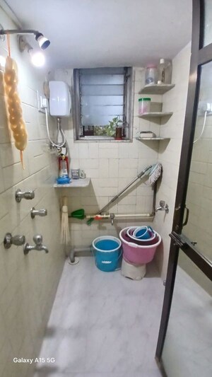 Bathroom in 1 BHK Apartment at Sandesh Nagar – for Rent
