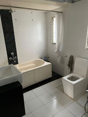 Bathroom in 3 BHK Apartment at Vanaz Corner, Kothrud – for Rent