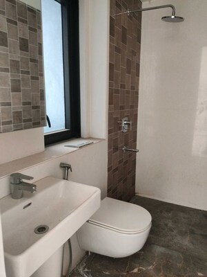 Bathroom in 3 BHK Apartment at Lodha The Park, Worli – for Rent