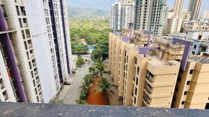 Balcony in 1 BHK Apartment at Kalpataru Immensa B, Kolshet Road – for Rent