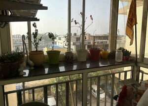 Balcony in 2 BHK Apartment at Amrapali Castle, Chi V Greater Noida – for Rent