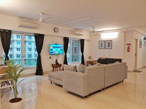 Living Room in 3 BHK Apartment at Indiabulls One Indiabulls, Pokhran Road No Two – for Rent