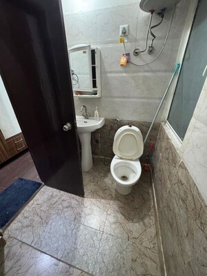 Bathroom in 2.5 BHK Apartment at Gaur City 5th Avenue, Sector 4 Greater Noida – for Rent