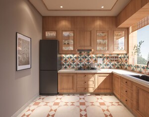 Kitchen in 1 BHK Villa at Najibabad – for Sale
