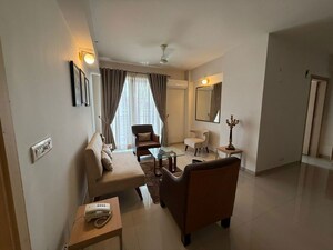 Living Room in 3 BHK Apartment at DLF New Town Heights II, Sector 86 – for Rent