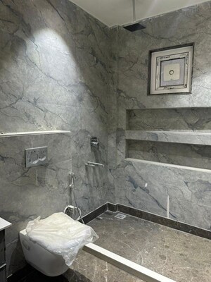 Bathroom in 3 BHK Builder Floor at Rajouri Garden – for Rent