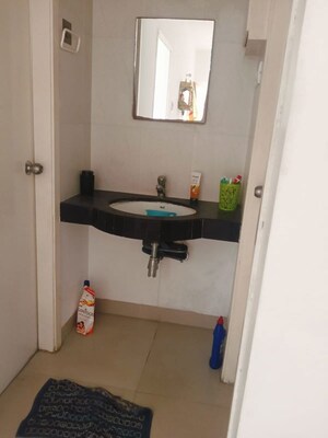 Bathroom in 1 BHK Apartment at Godrej Horizon, Mohammadwadi – for Rent