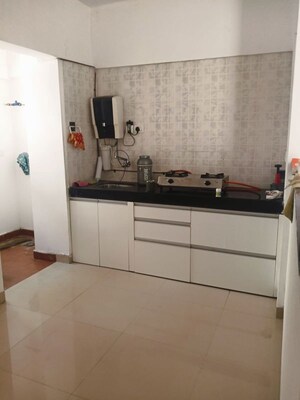 Bathroom in 1 BHK Apartment at Godrej Horizon, Mohammadwadi – for Rent