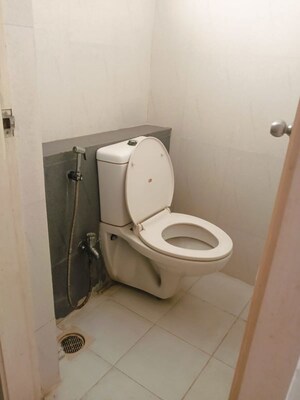 Bathroom in 1 BHK Apartment at Godrej Horizon, Mohammadwadi – for Rent