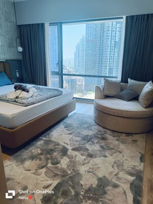 Bedroom in 3 BHK Apartment at Lodha World View, Worli – for Rent