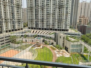 Balcony in 3 BHK Apartment at Godrej Emerald, Ghodbunder Road – for Rent