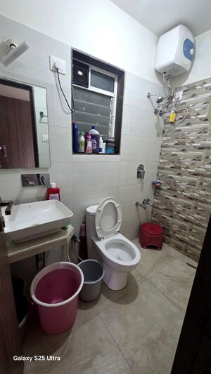 Bathroom in 1 BHK Apartment at Rutu City, Thane West – for Rent