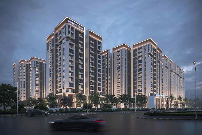 3 BHK + Pooja Room 1658 Sq.Ft. Apartment in Prosperiti Ekam