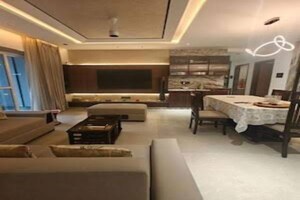Living Room in 3 BHK Apartment at Aparna Zenon, Puppalaguda – for Sale