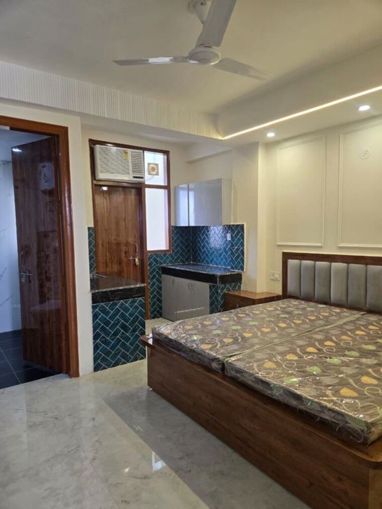 Bedroom, malibu town 1 RK 600 Sq.Ft. Builder Floor In Malibu Town Gurgaon 10355661