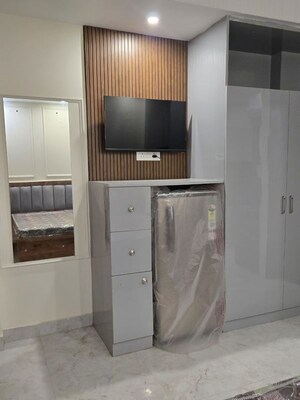 Bathroom in 1 RK Builder Floor at Malibu Town – for Rent