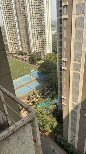 Balcony in 2 BHK Apartment at Courtyard by Narang Realty and The Wadhwa Group, Pokhran Road No Two – for Rent