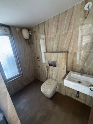 Bathroom in 2 BHK Apartment at Courtyard by Narang Realty and The Wadhwa Group, Pokhran Road No Two – for Rent