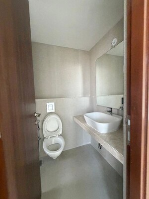 Bathroom in 2 BHK Apartment at Courtyard by Narang Realty and The Wadhwa Group, Pokhran Road No Two – for Rent