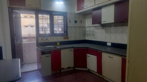 Kitchen in 3 BHK Apartment at Jubilee Hills – for Rent