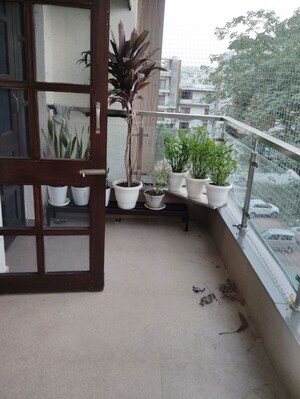 Balcony in 1 BHK Builder Floor at Sector 46 – for Rent