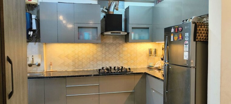 Kitchen, skytech-matrott 3.5 Bedroom 1645 Sq.Ft. Apartment In Sector 76 Noida 10355801