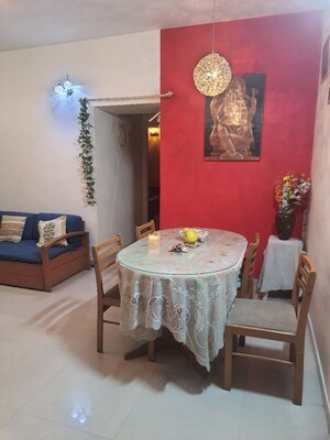 Living Room in 2 BHK Apartment at Kubera Gulshan, Aundh – for Rent